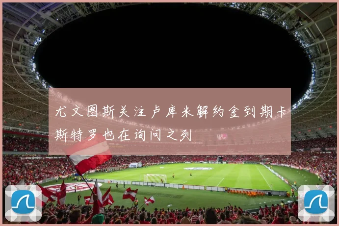 尤文图斯关注卢库米解约金到期卡斯特罗也在询问之列